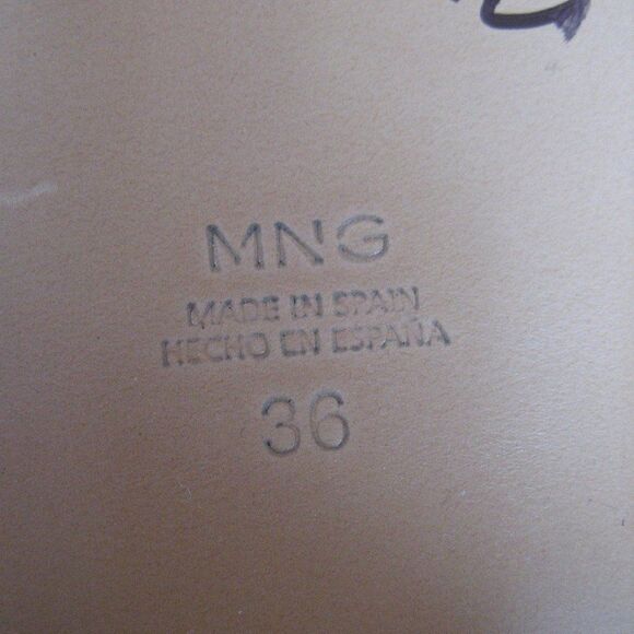 MNG Mango Womens 6 Green Lace Up Shoes - Picture 10 of 10